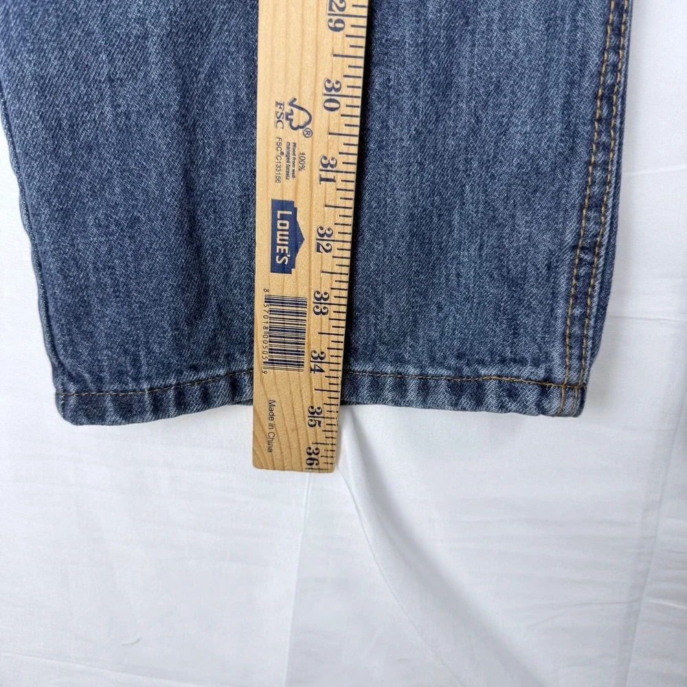 Cinch Up Straight Leg Jeans 33x36 Medium Wash Western Cowboy Workwear Rugged